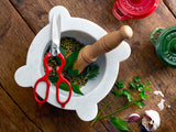 ZWILLING Forged Multi-Purpose Kitchen Shears - Red Handle