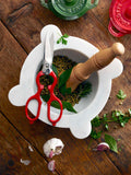 ZWILLING Forged Multi-Purpose Kitchen Shears - Red Handle