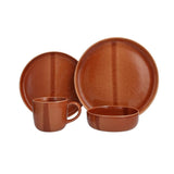 Svelte Terracotta 16pc Dinnerware Set