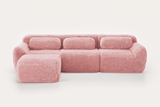 MELLOW 114" 3-Seater Sofa with 1 Ottoman