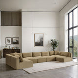 Shaggy - 7 Piece Modular U-Shaped Armless Sectional