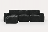 MYLO 110" 3-Seater Sofa with 1 Ottoman