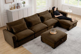 PERTH 157" 4-Seater Sofa with 2 Ottomans 12