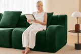 ROMA 82.7" Loveseat with 2 Ottomans
