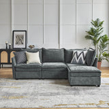 Harmetrix Oversized Soft Sectional Couch with Storage