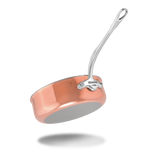 Mauviel M'6 S Induction Copper Saute Pan With Cast Stainless Steel Handle