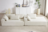 NOUVA 108" Chenille Right Chaise Sectional