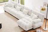 CLOUDIES 173" 4 Seater Sofa with 1 Ottoman