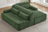 ZELAR 102" Chenille Right Chaise Sofa