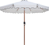 Amalfi - Patio Umbrella - Black Base / Light Brown Pole