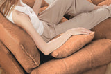 CHARLOTTE 78" 2-Seater Sofa with 1 Ottoman