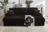 ZYLO 84" Loveseat with 2 Ottomans