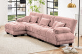 CLOUDIES 134" 3 Seater Sofa with 1 Ottoman