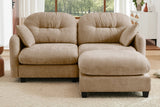 MOLLY 74" Loveseat with 1 Ottoman