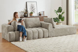 ELARA 108" Chenille Right Chaise Sofa