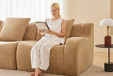 ROMA 148" 4-Seater Sofa with 1 Ottoman