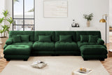 CLOUDIES 173" 4 Seater Sofa with 2 Ottomans