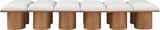 Pavilion - 12 Piece Modular Bench With Brown Base