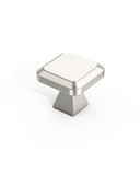 DESIGN1005 Matte Black Cabinet Knobs | Square Drawer Pulls for Modern Cabinets