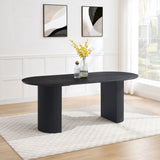 Mateo 79'' Oval Dining Table