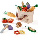 ROBUD Wooden Childs Play Food Set - Vegetables
