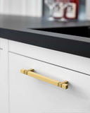 DESIGN3909 Champagne Bronze Cabinet Pulls | Square Cabinet Handles for Cabinets & Drawers