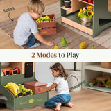 ROBUD Wooden Grocery Store Playset - Starlight Makrket Stall