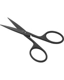 ZWILLING Beard Scissors (with extended handle width, scratch resistant, straight cutting edge and fine tip), Premium, Black, 4.5 inch