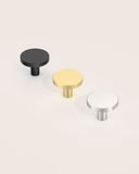 DESIGN1007 Champagne Bronze Cabinet Knobs | Round Drawer Pulls for Kitchen Cabinets