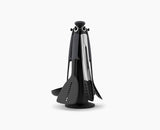 Elevate™ 6-piece Grey Utensils Carousel Set with Tongs