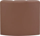Arc Vegan Leather Curved Corner Chair - Elevate Your Space with Modern Luxury and Timeless Style