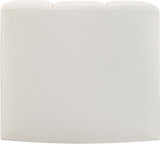 Arc Vegan Leather Curved Corner Chair - Elevate Your Space with Modern Luxury and Timeless Style