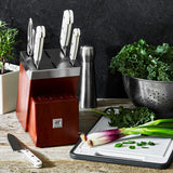ZWILLING Pro Le Blanc 7-pc Self-Sharpening Knife Block Set
