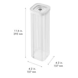 ZWILLING Fresh & Save Cube Boxes, Plasic, Airtight Dry Food Storage Container, Small X-Tall Cube, 4S Container, 1.8-qt