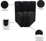 Arc Vegan Leather Curved Corner Chair - Elevate Your Space with Modern Luxury and Timeless Style