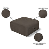 Arc Upholstered Modular Ottoman