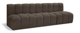 Arc Vegan Leather Modular Sofa - Elevate Your Space with Timeless Sophistication and Style