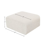 Arc Upholstered Modular Ottoman