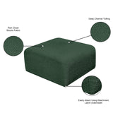 Arc Upholstered Modular Ottoman