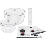 ZWILLING Fresh & Save BOWLS 9-pc Glass Vacuum Bowl Starter Set