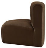 Arc Vegan Leather Curved Corner Chair - Elevate Your Space with Modern Luxury and Timeless Style