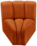 Arc Vegan Leather Curved Corner Chair - Elevate Your Space with Modern Luxury and Timeless Style