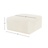 Arc Upholstered Modular Ottoman