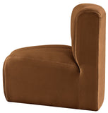 Arc Vegan Leather Curved Corner Chair - Elevate Your Space with Modern Luxury and Timeless Style