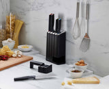 Elevate™ SlimBlock 5-piece Multicolour Knife Set with Sharpener
