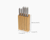 2-piece Bamboo Chopping Board & Knives set