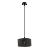 Steel and Ropes with Shade Pendant // Black