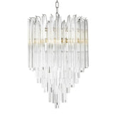 Chandelier Salerno
Nickel finish | clear glass