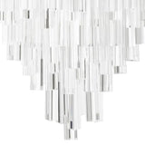 Chandelier Salerno
Nickel finish | clear glass