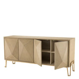 Dresser Highland
Washed oak veneer | brushed brass finish